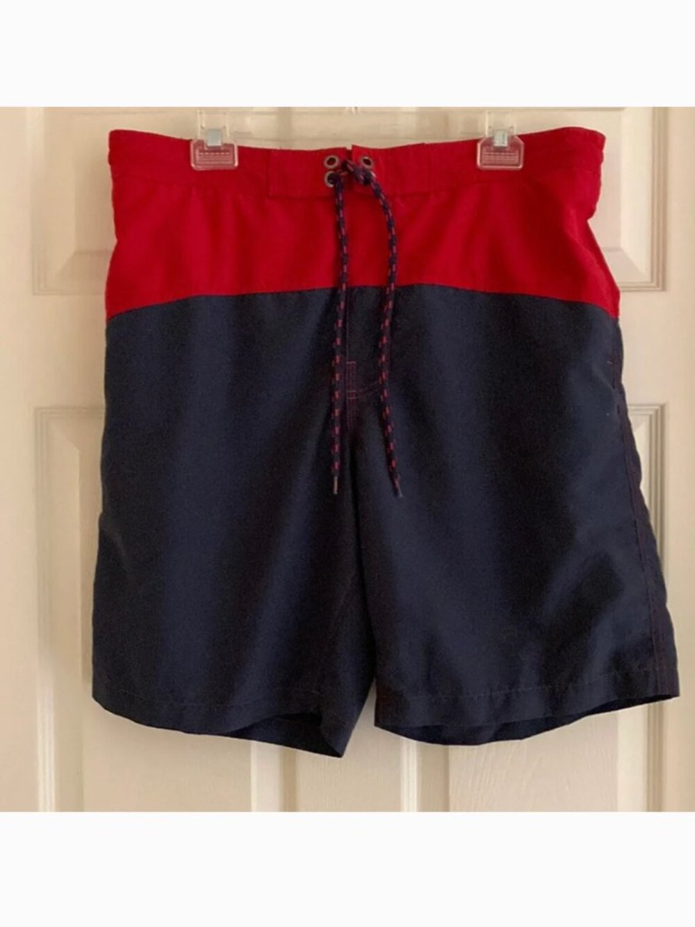 2 For $10 / Sonoma Men's Swim Trunks - Large - Red and Blue